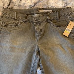 DKNY gray bootcut jeans